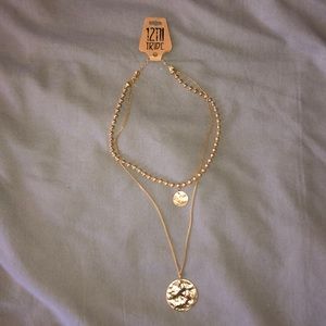 Gold layered necklace, NWT